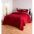 thumbnail image 2 of Plow & Hearth Twin Juliet Tufted Cotton Chenille Bedspread Antique Red, 2 of 2