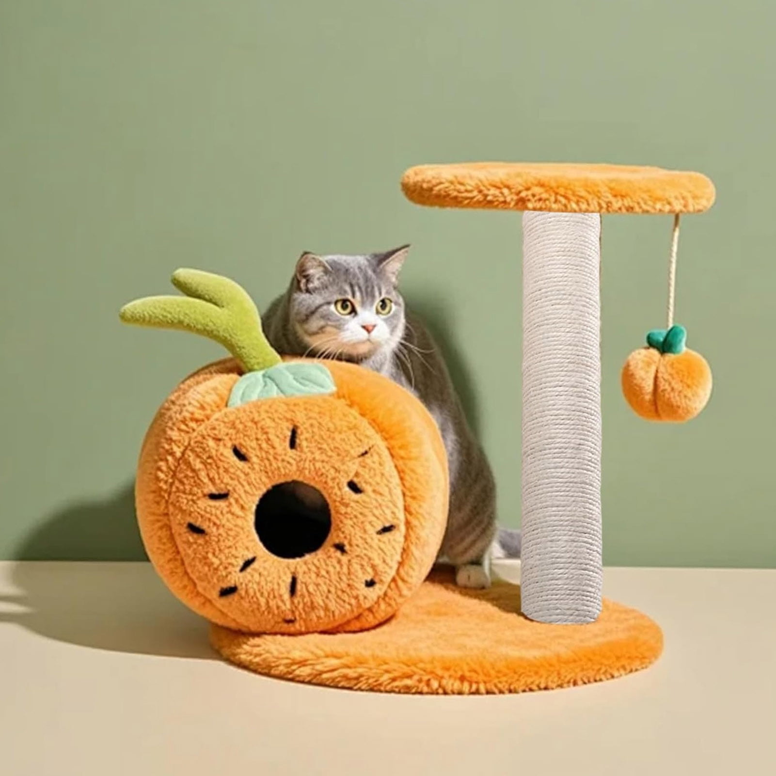 YIFAEUX Cat Scratching Post Cat Tree Replacement Post Sisal Climbing And Stretching Pole with 8mm Bolts for Home Indoor Cats Kittens Exercise And Play