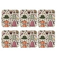 thumbnail image 2 of Balery 6 Pcs Vintage Coffeeleather Coasters Set, Drink Table Cup Coasters For Living Room Kitchen Coffee Decor, 2 of 9