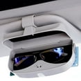 thumbnail image 6 of A Purple Car-Mounted Multi-Functional Glasses Case,Sunglasses Holder For Car Visor Car Sunglasses Holder Eyeglasses Storage Organizer Sunglasses Clip Hard Car Visor Sunglasses Case Auto Glasses Case, 6 of 9