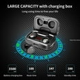 thumbnail image 4 of TWS Bluetooth compatible Earphones Stereo Wireless Headphone Sports Waterproof Earbuds 3500mAh Charging Box Headsets With Mic, 4 of 7