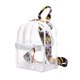 thumbnail image 1 of Mochila De PVC transparente para mujer, bolsa de moda para estudiantes universitarios, mochilas escolares de gran capacidad Fivean unisex, 1 of 2