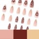 thumbnail image 4 of Uñas postizas CHAONENG Almond Medium 3D Leopardo Flor 24 piezas, 4 of 7