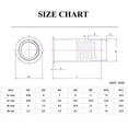 thumbnail image 3 of 10 Pieces SUS304 Countersink Head Rivet Nut Insert Rivnut Round Riveted Nuts with Knurling Sealed Insert Nutsert, 3 of 6