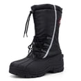 thumbnail image 1 of Botas de nieve ALEADER impermeables y cálidas para hombre, color negro, 1 of 6