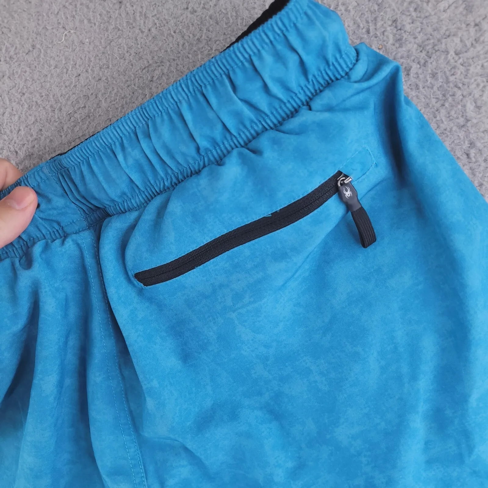 SPYDER Men's Swim Shorts (Blue, L)