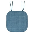 thumbnail image 2 of Aria Memory Foam Non-Slip Chair Cushion Pad with Ties 4 Pack - Blue, 2 of 6