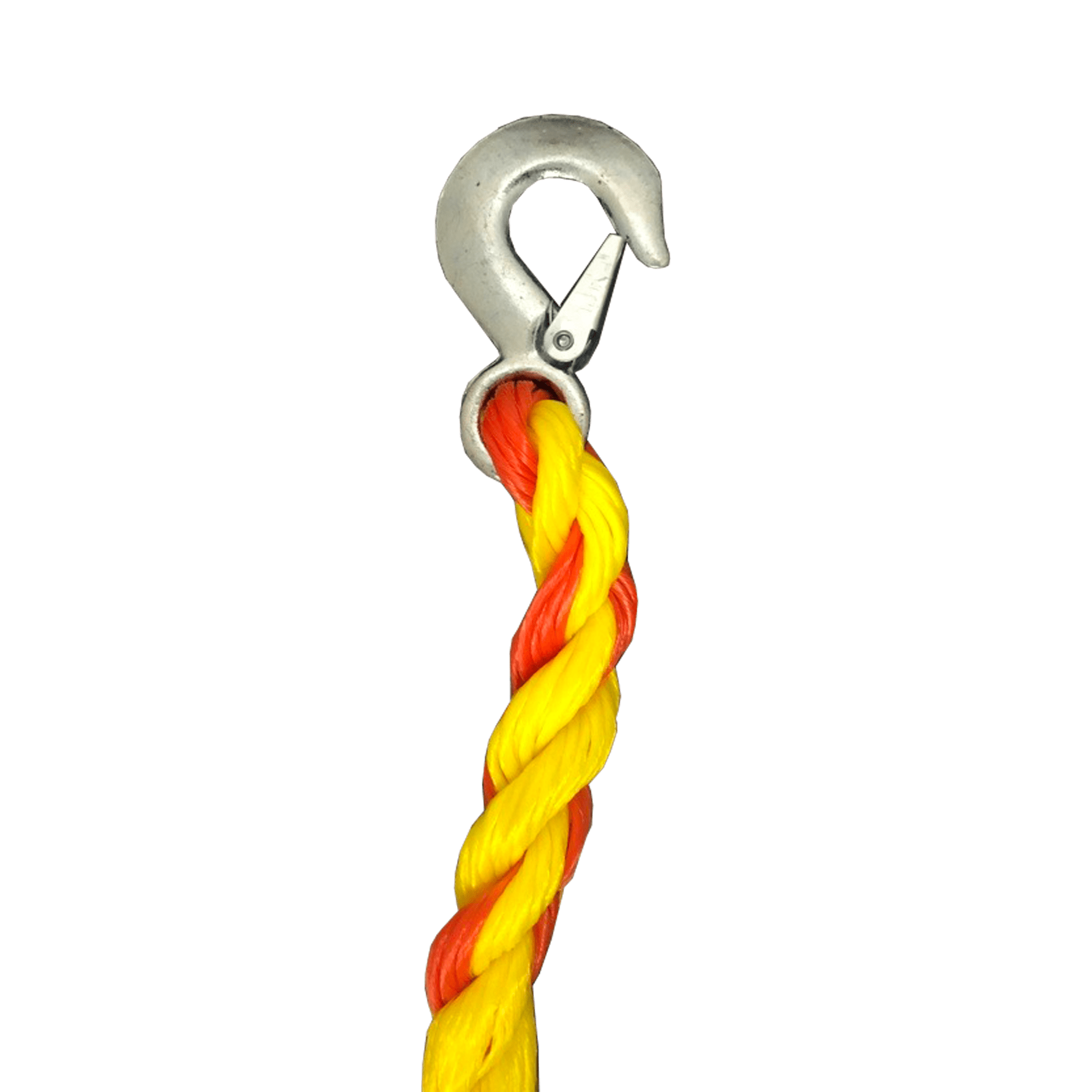 5/8x14' Poly Braid Tow Rope w Hooks Automotive Rescue