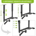 thumbnail image 6 of Heavy Duty Welded Pull Up Bar, Versatile Doorway Wall Mount, Joist Mounted, and Ceiling Mounted Chin Up Bars, Thick Metal Sturdy Construction for Full Body Workouts Support 500 lbs, 6 of 15