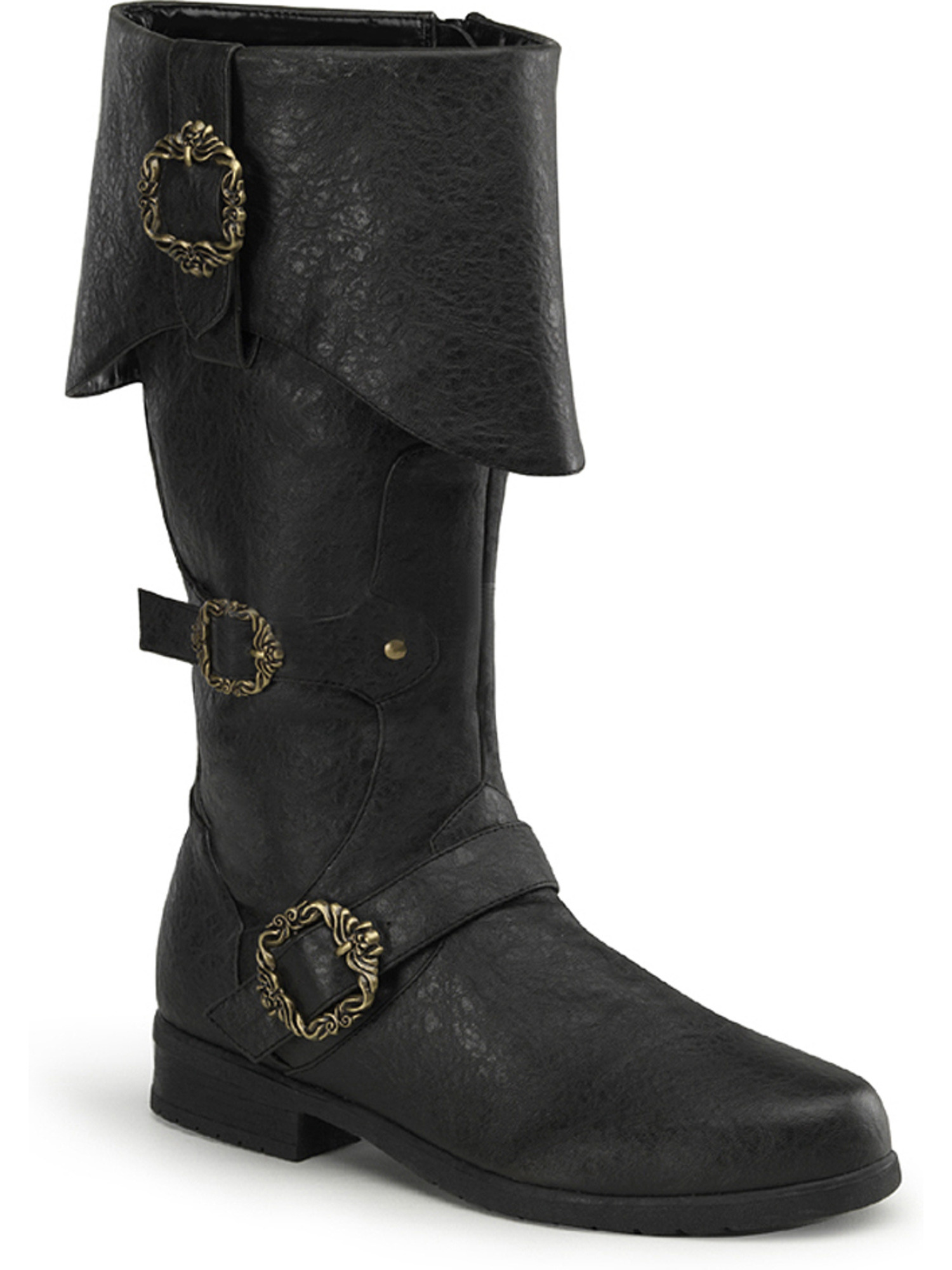 Funtasma Mens Boots Heel Pirate Boots Octopus Halloween Costume