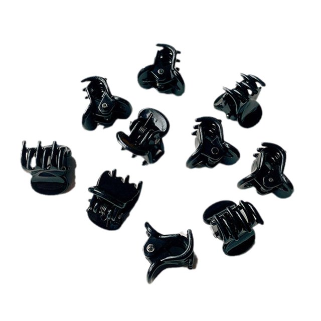 10 Mini Hair Claw Clips Clamps Small Plastic Hair Clips F6J6 Grips Hot P0
