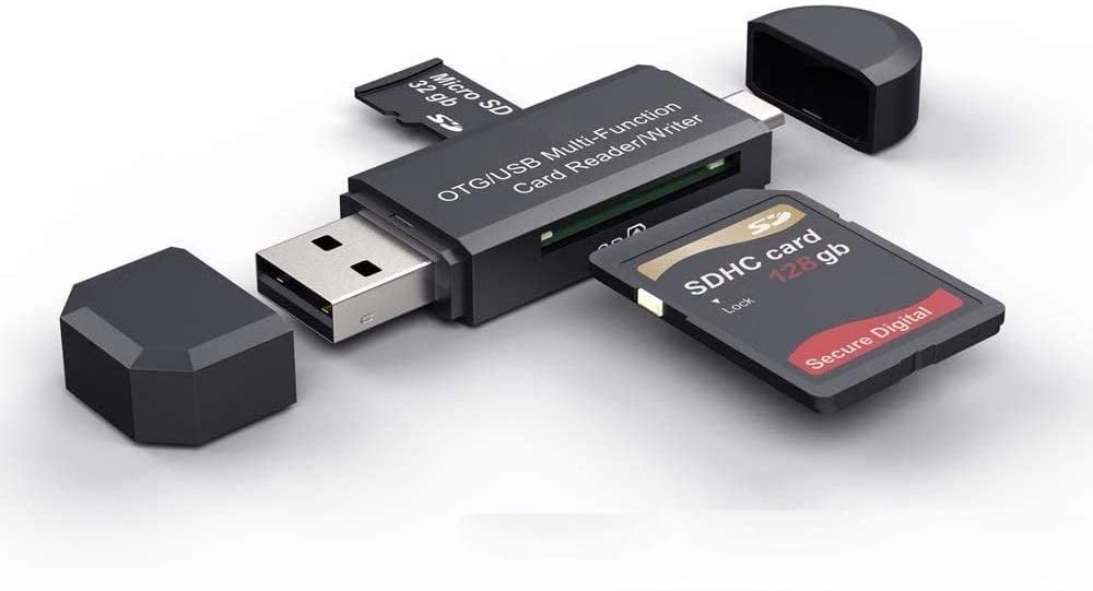 SD Card Reader, Vultic USB 2.0 Memory Card to Micro USB Adapter for Micro SD Micro SDXC TF Micro