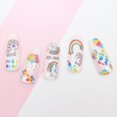 thumbnail image 4 of Over 50 Rainbow and Cute Unicorn Nail Sticker Heart Pride Diamonds Pink Salon Quality Nail Art - Nail Decals, 4 of 5