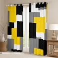 thumbnail image 2 of Castle Fairy Square Black Out Curtains,Geometric Curtains Pack of 2 (42x63 Each), 2 of 6