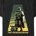 thumbnail image 2 of Men's Star Wars: The Mandalorian Din Djarin and Grogu Spotlight Graphic Tee Black Medium, 2 of 5