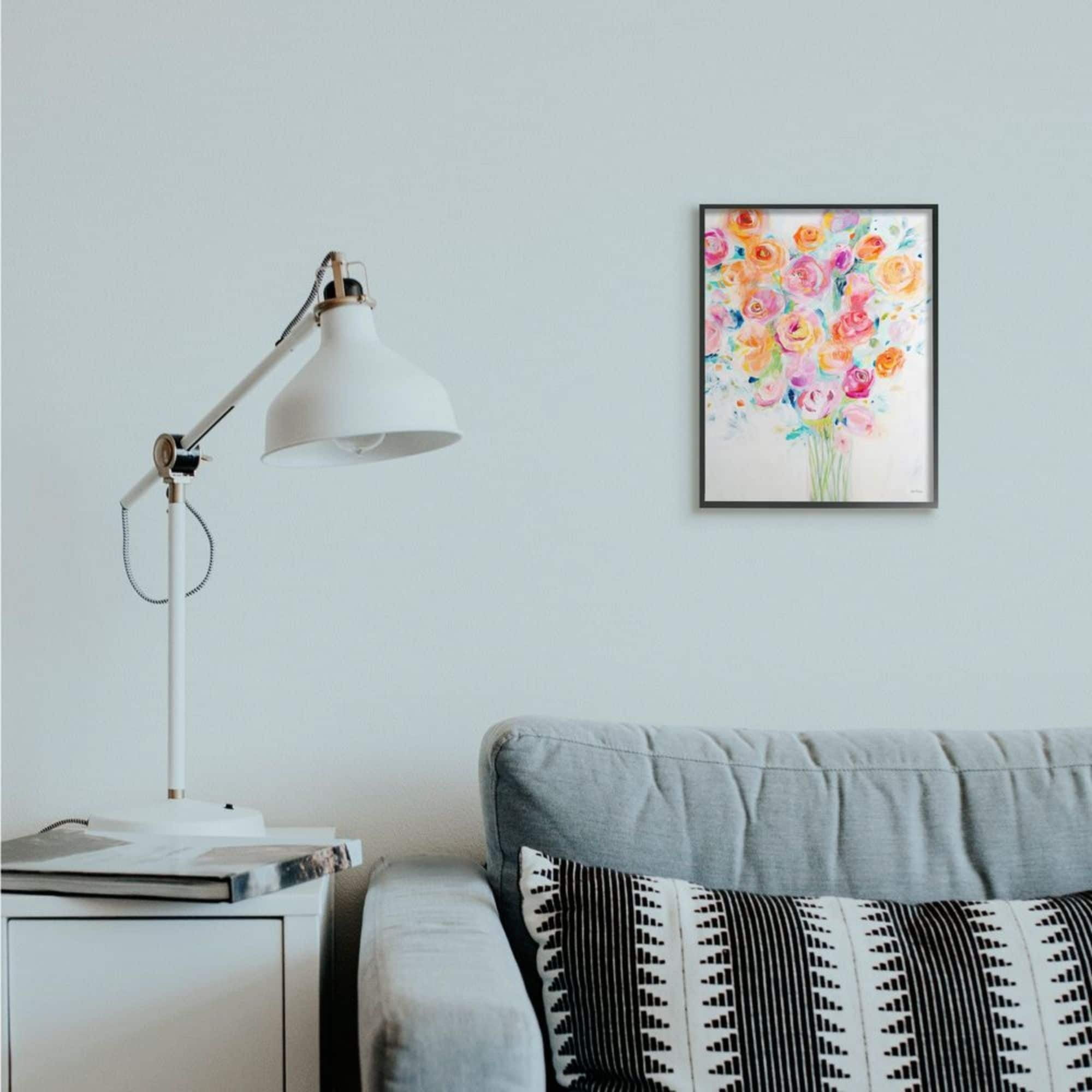 Stupell Industries Festive Spring Florals Organic Curved Petals Design by Third and Wall