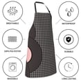 thumbnail image 5 of Naloa Vinyl Records Apron Kitchen Aprons with Pockets for Women Men Chef, 5 of 8