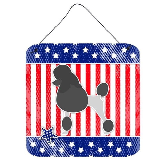 USA Patriotic Poodle Wall or Door Hanging Prints