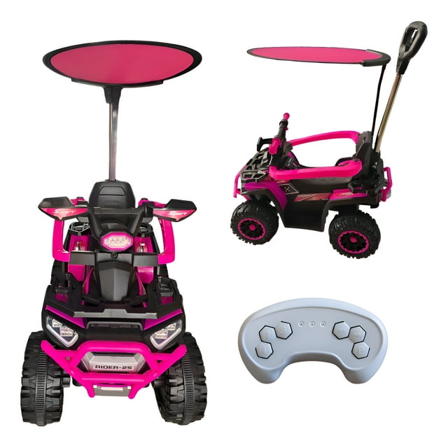 Montable Electrico para Niños Cuatrimoto Eléctrica Rider-25 Machuka 6v Toldo Control