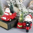 thumbnail image 2 of Coxeer Christmas Desk Decoration Santa Light up Xmas Tree Desk Ornament Table Decor, 2 of 10