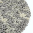 thumbnail image 2 of Unique Loom Moroccan Trellis Shag Collection Area Rug - Meknes (5' 3" x 8' Oval Gray/Ivory), 2 of 6