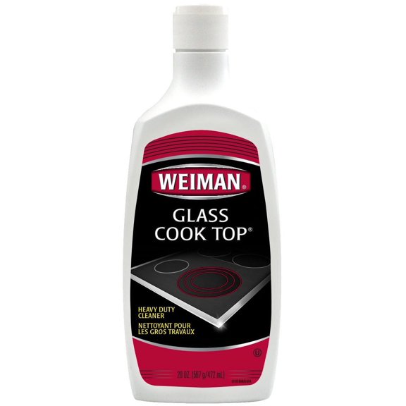 Weiman Nettoyant pour Gros Travaux & Lustrant pour Table de Cuisson en Verre, 472ml