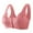 Watermelon Red, variant on kamemir Supportive Bras for Women Women's Easy-On Front Close Bra(Black,M)