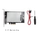 thumbnail image 1 of Tarjeta adaptadora PCIE a U.2 Tarjeta adaptadora PCIE3.0 X4 a SATA Tarjeta adaptadora de disco duro para disco duro SAS SATA U.2 de 2,5 pulgadas, 1 of 10