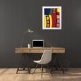 thumbnail image 3 of Moore, Regina 20x24 White Modern Wood Framed Museum Art Print Titled - Color Me Happy I, 3 of 4