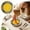 Yellow, variant on 1PC All-in-one Premium Ceramic Garlic Grater Plate - Cross Glazed Design and Style - For Garlic, Ginger, Chocolate, and more -4.8in(Blue3)