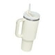 thumbnail image 1 of asa para coche, vaso de 40 , con tapa y , regalos para hombres y mujeres, taza de café de viaje, botella de agua para agua, café, té blanco perfecl vaso con asa, 1 of 8