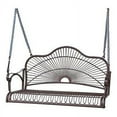 thumbnail image 2 of International Caravan Sun Ray Iron Patio Porch Swing in Bronze, 2 of 3