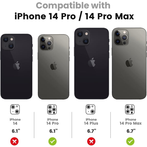UYWGF-[3Pcs] for iPhone 14 Pro / 14 Pro Max Camera Screen Protector, Tempered Glass Film Camera Cover Lens Protector, Full Edge to Edge, HD Clear, Case Friendly for iPhone 14Pro 6.1"/ 14 ProMax 6.7"