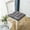 Dark Grey, variant on XmhyTop Plush Comfort Square Seat Cushion with Ties, Family-Friendly Pad for Kitchen, Dining Room & Office, Ultra Soft Reading Cushion (Blue,18"x18")