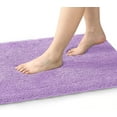 thumbnail image 5 of Yafa Home Fashion 1 Piece Solid Microfiber Soft Bathroom Rug , Non-Slip TPR Backing, 5 of 6