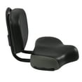 Extra Wide Bike Seat with Backrest and Comfortable Ergonomic Design for