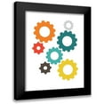 thumbnail image 1 of Robinson, Tamara 20x24 Black Modern Framed Museum Art Print Titled - Gears, 1 of 5