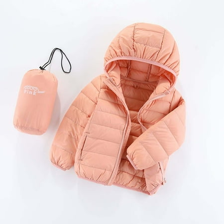 

Rollback Of The Day Juebong Toddler Baby Boys Girls Fall Winter Light Cotton Padded Jacket Hooded Zipper Jacket Coat Pink 4-5 Years