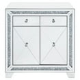 thumbnail image 3 of ACME Noralie Console Table, Mirrored & Faux Diamonds, 3 of 7