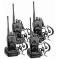 thumbnail image 1 of Long Range Rechargeable Two-way Radios 2-4 Pack - Uhf 400-470mhz Walkie Talkies With Earpiece, Li-ion Battery, And Charger Included, 1 of 5