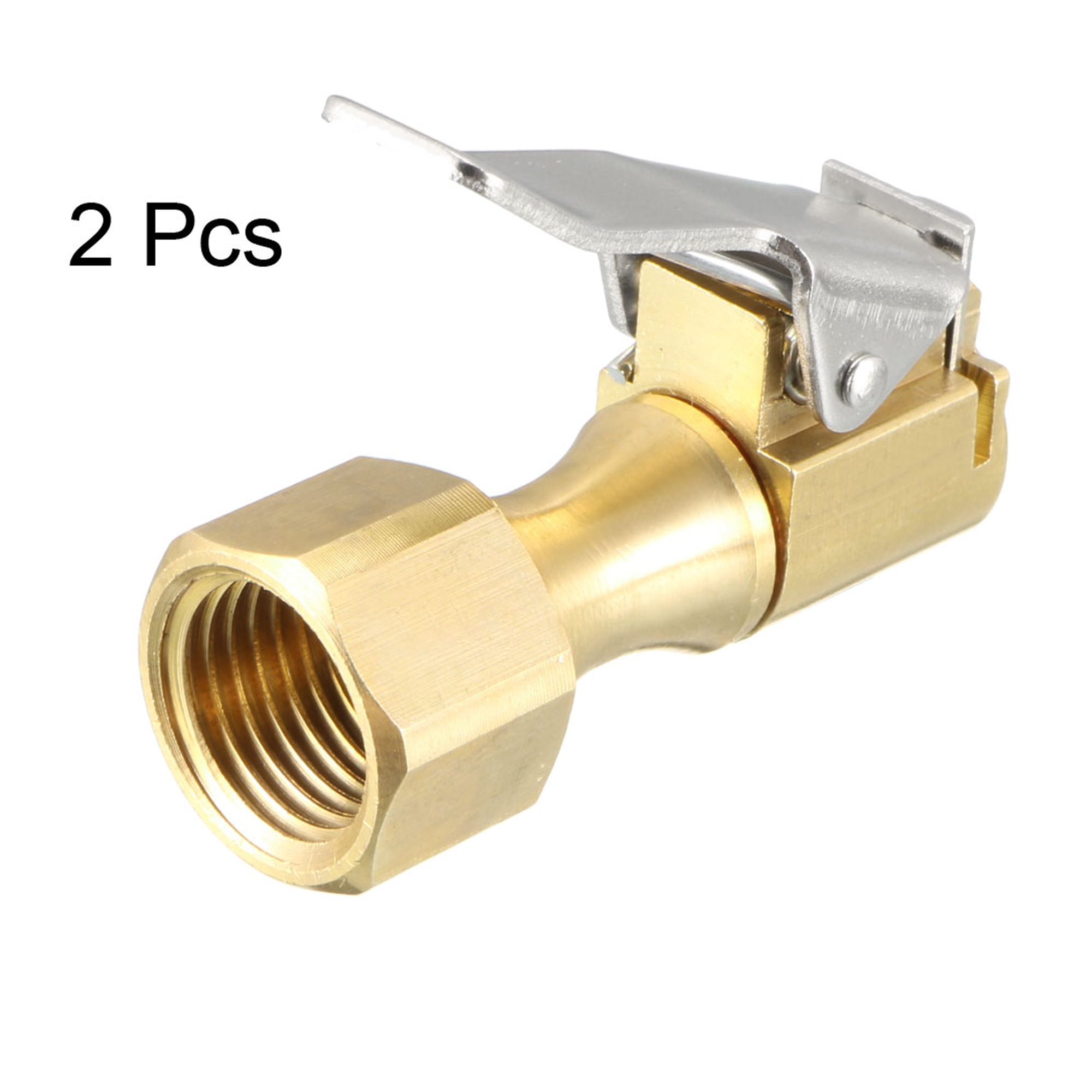 Air Chuck , 1/4" NPT Female Closed Flow Straight Lock On Tire Chuck