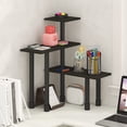 thumbnail image 2 of Furinno TURN-N-TUBE 3-Tier AdJUSTable Countertop Corner Organizer Espresso, 2 of 5