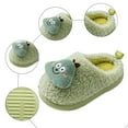 thumbnail image 6 of GXWEA Toddler House Shoes Toddler House Shoes Boys Toddler Kids Slippers Cute Animal Cartoon Shoes Girls Boys Warm Winter Household Slippers 4-4.5 Years, 6 of 9