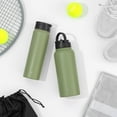 thumbnail image 4 of JoyJolt Vacuum Insulated Water Bottle with Flip Lid & Sport Straw Lid - 32 oz - Green, 4 of 8