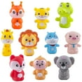 thumbnail image 1 of FELTECHELECTR 2 juegos de marionetas de dedo, marionetas de dedo de mano, juguete de mini figuras de animales, juguete de dedo para niños, 1 of 7
