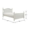 thumbnail image 3 of Darlene White Full Platform Bed, 3 of 4