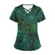 thumbnail image 5 of Puntoco Top de lactancia informal con cuello en V, manga corta y estampado de Halloween para mujer, 5 of 5