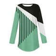 thumbnail image 5 of Tawop Sweatshirts for Women Womens Tops Womens Sweatshirts Crew Neck Long Sleeve Hoodies Graphic Casual Green XL, 5 of 5