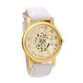 thumbnail image 2 of Reloj de pulsera deportivo militar de cuarzo de acero inoxidable para hombre con esfera de cuero D, 2 of 2