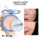 thumbnail image 1 of SACE LADY Polvo fijador para rostro, cobertura total, polvos a presión, larga duración, resistente al agua, corrector, maquillaje, cosméticos, maquillaje, blanco marfil, 1 of 5